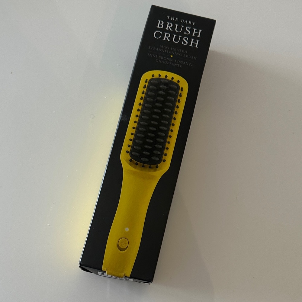 NEW Drybar The Baby Brush Crush in Yellow